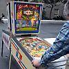 Gottlieb Slick Chick pinball game with art by Roy Parker.