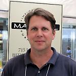 Artist Mike Maxwell at the Northern Virginia Fine Arts Festival