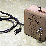 Magic Fingers timer and coin box.