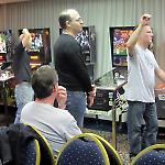 Qualifiers asked scorekeepers to record game scores at the Fairfax Pinball Open.