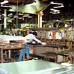 Sheet metal shearing at the Williams Pinball Factory