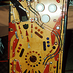 Data East Laser War whitewood playfield