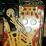 Data East Laser War whitewood upper playfield