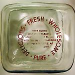 A notice atop Northwestern Model 49 globe promotes improved sanitary delivery.