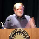 David Silverman lectures about pinball at the Smithsonian.